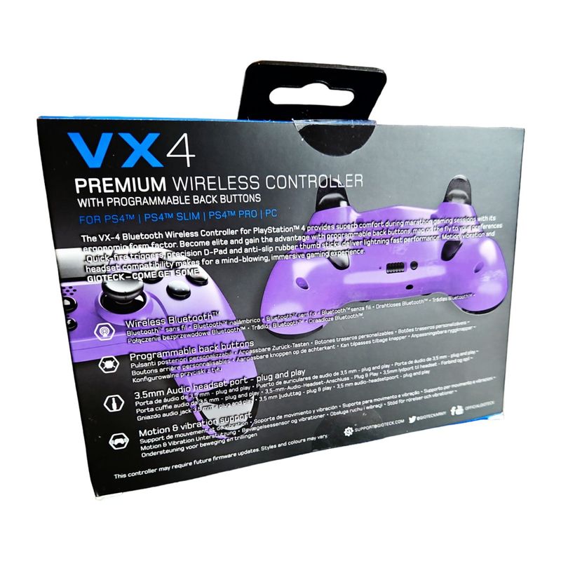 GIOTECK VX4 PREMIUM WIRELESS CONTROLLER PS4 / PC