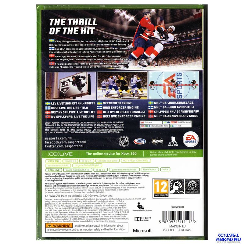 NHL 14 XBOX 360