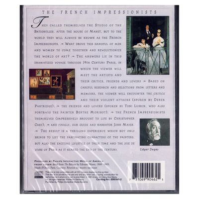 THE FRENCH IMPRESSIONISTS CD-I NYTT