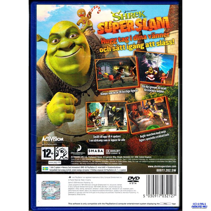 SHREK SUPERSLAM PS2