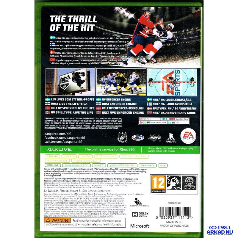 NHL 14 XBOX 360