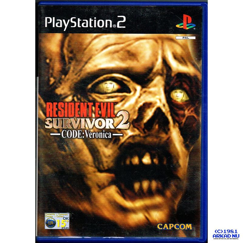 RESIDENT EVIL SURVIVOR 2 CODE VERONICA PS2