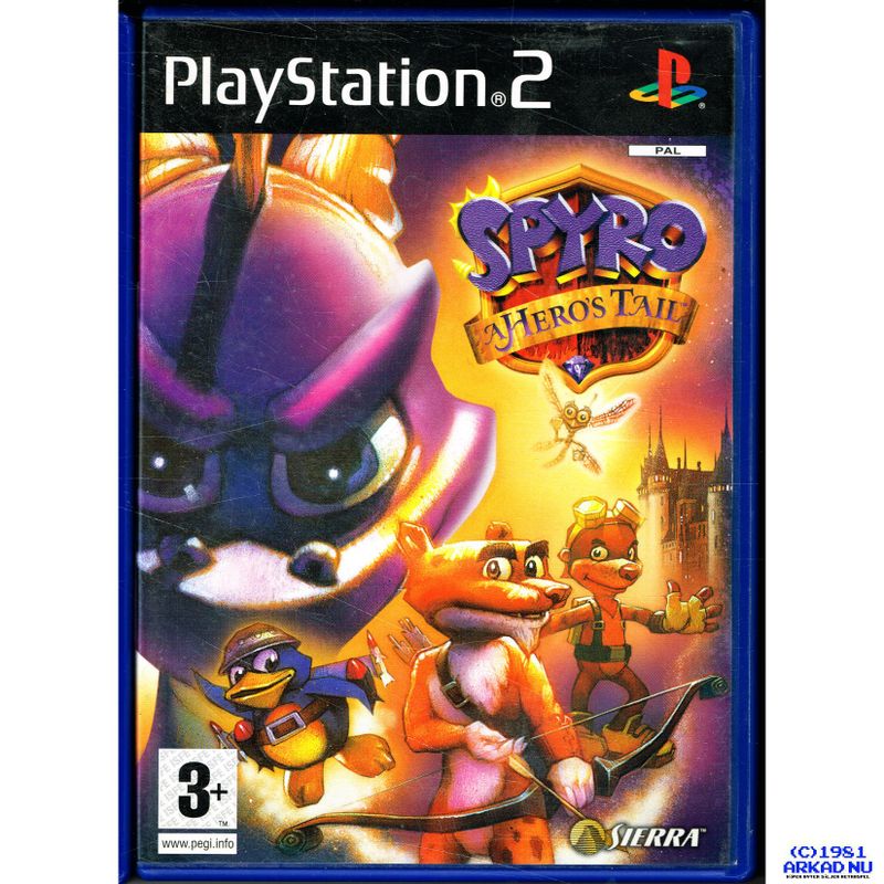 SPYRO A HEROS TAIL PS2