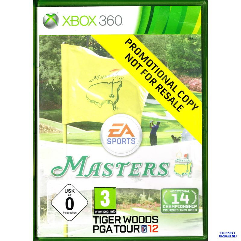 TIGER WOODS PGA TOUR 12 MASTERS XBOX 360 PROMO