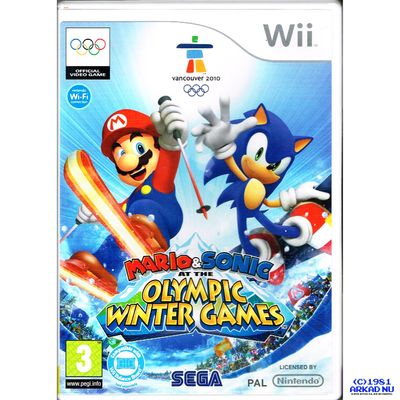 MARIO & SONIC AT THE OLYMPIC WINTER GAMES WII