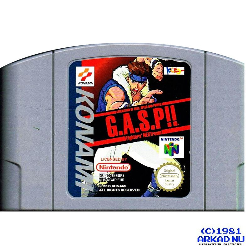 GASP FIGHTERS NEXTREAM N64