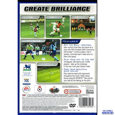 FIFA FOOTBALL 2004 PS2