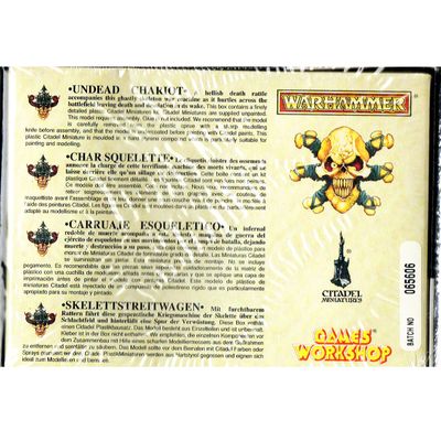 UNDEAD CHARIOT WARHAMMER GAMES WORKSHOP 1994