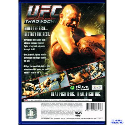 UFC THROWDOWN PS2