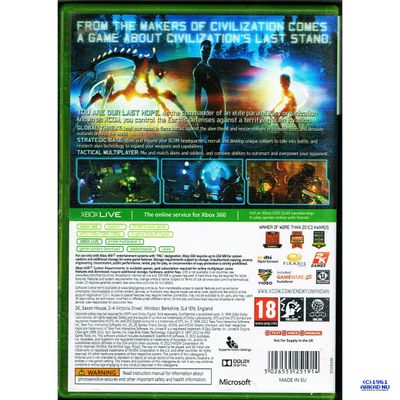 XCOM ENEMY UNKNOWN XBOX 360