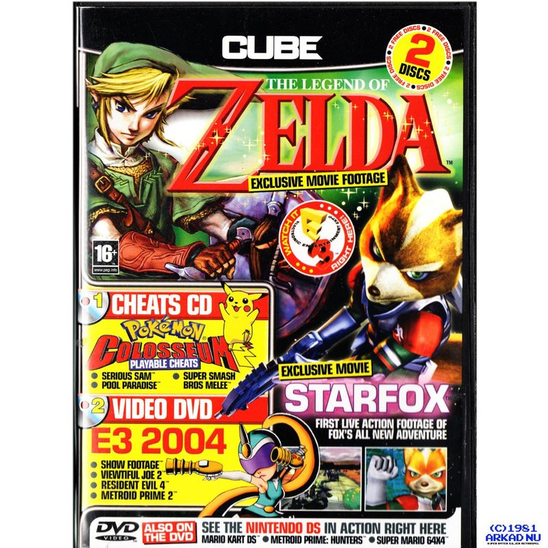 CUBE ISSUE 34 DISCS GAMECUBE