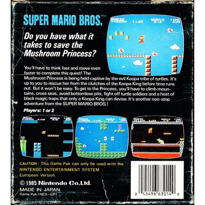 SUPER MARIO BROS NES SCN