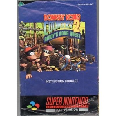 DONKEY KONG COUNTRY 2 DIDDY KONG'S QUEST SNES