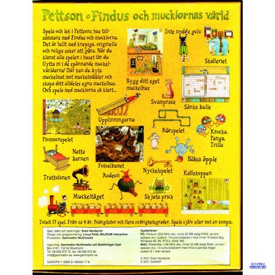 PETTSON OCH FINDUS OCH MUCKLORNAS VÄRLD PC BIGBOX