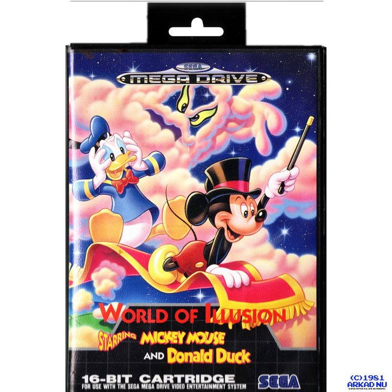 WORLD OF ILLUSION MEGADRIVE