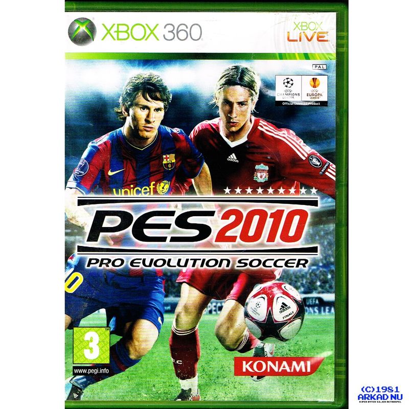 PRO EVOLUTION SOCCER PES 2010 XBOX 360