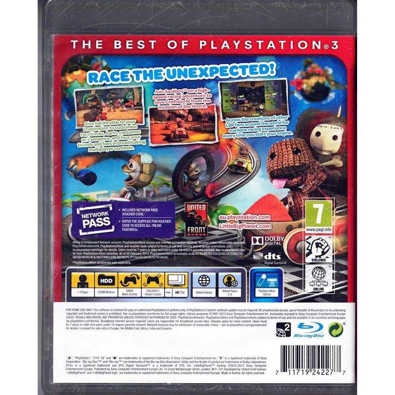 LITTLE BIG PLANET KARTING SP3 ESSENTIALS