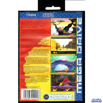 THE LION KING MEGADRIVE