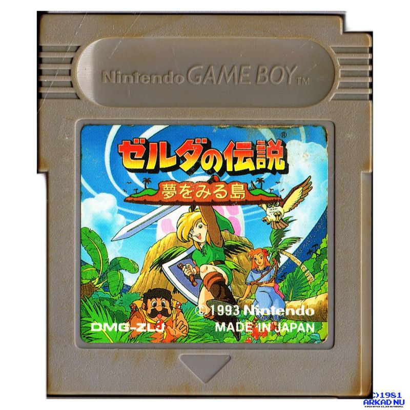 ZELDA LINKS AWAKENING GAMEBOY JAPANSK