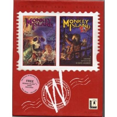 THE SECRET OF MONKEY ISLAND + LE CHUCK'S REVENGE MONKEY ISLAND 2 PC BIGBOX