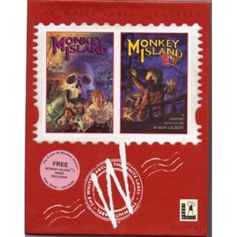 THE SECRET OF MONKEY ISLAND + LE CHUCK'S REVENGE MONKEY ISLAND 2 PC BIGBOX