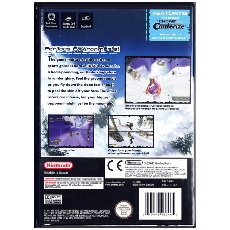 1080 AVALANCHE GAMECUBE