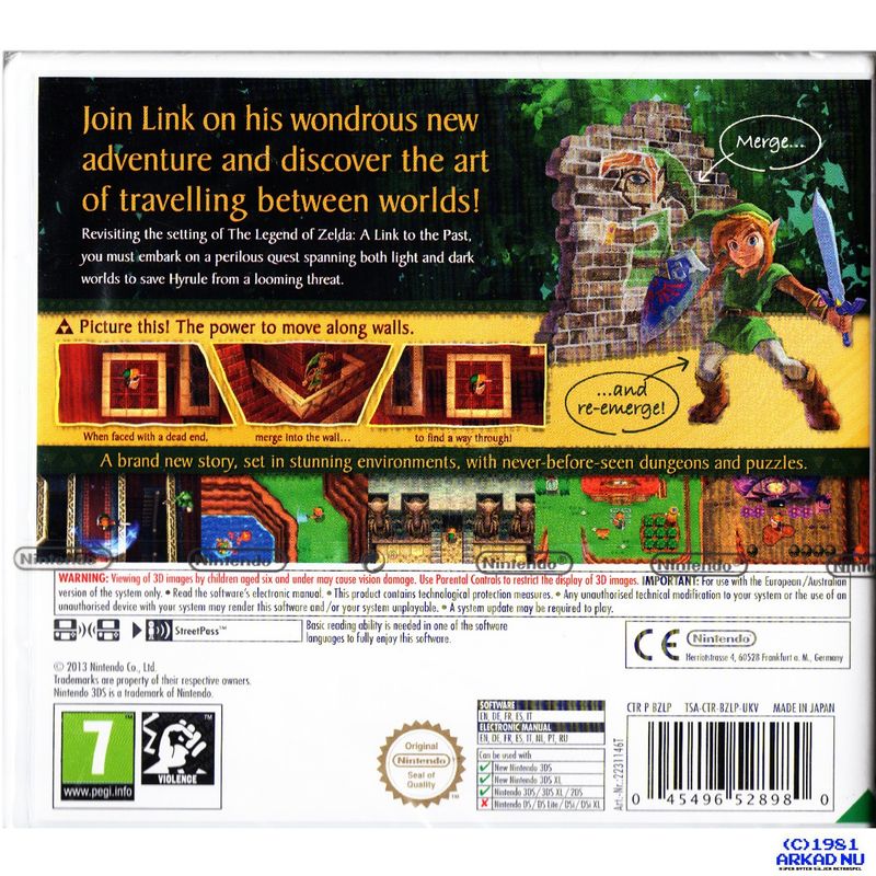 ZELDA A LINK BETWEEN WORLDS 3DS