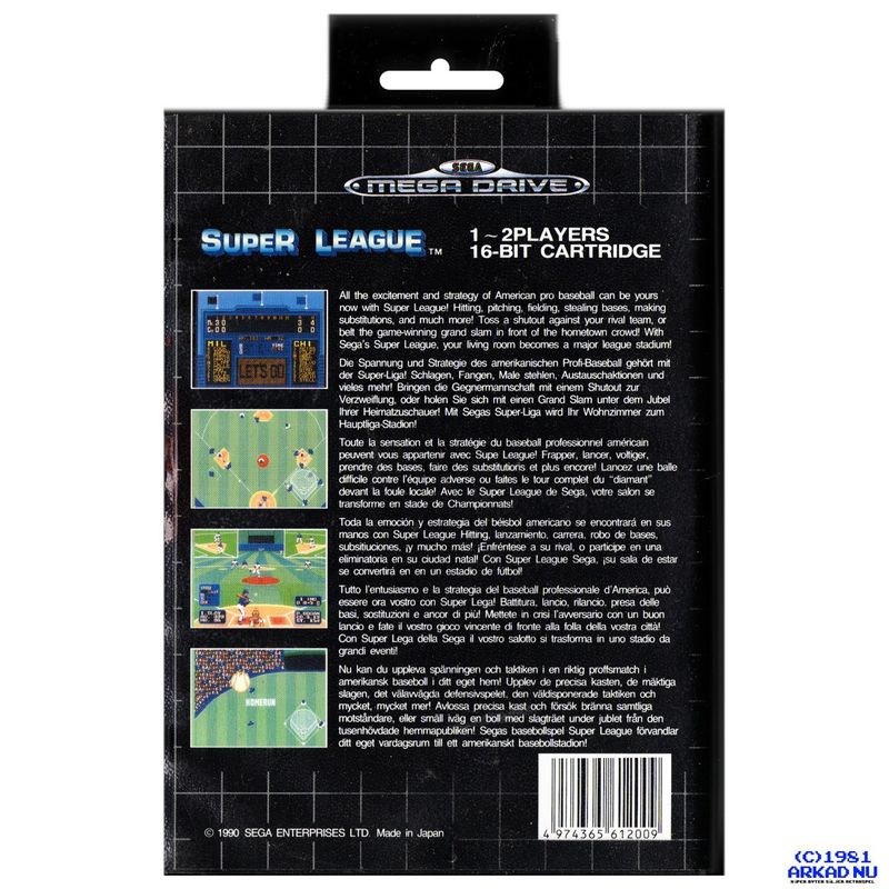 SUPER LEAGUE MEGADRIVE