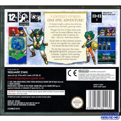 DRAGON QUEST THE CHAPTERS OF THE CHOSEN DS