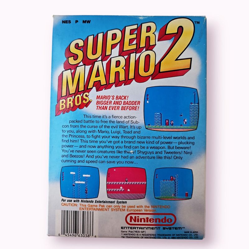 SUPER MARIO BROS 2 NES SCN BIG BOX