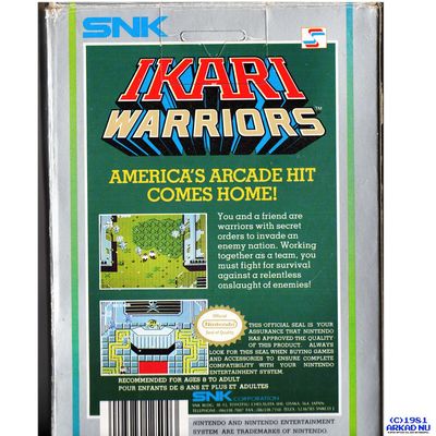 IKARI WARRIORS NES SCN