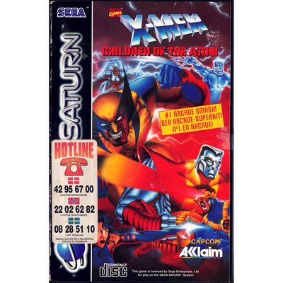 X-MEN CHILDREN OF THE ATOM SEGA SATURN RENTAL