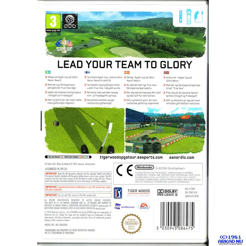 TIGER WOODS PGA TOUR 11 WII