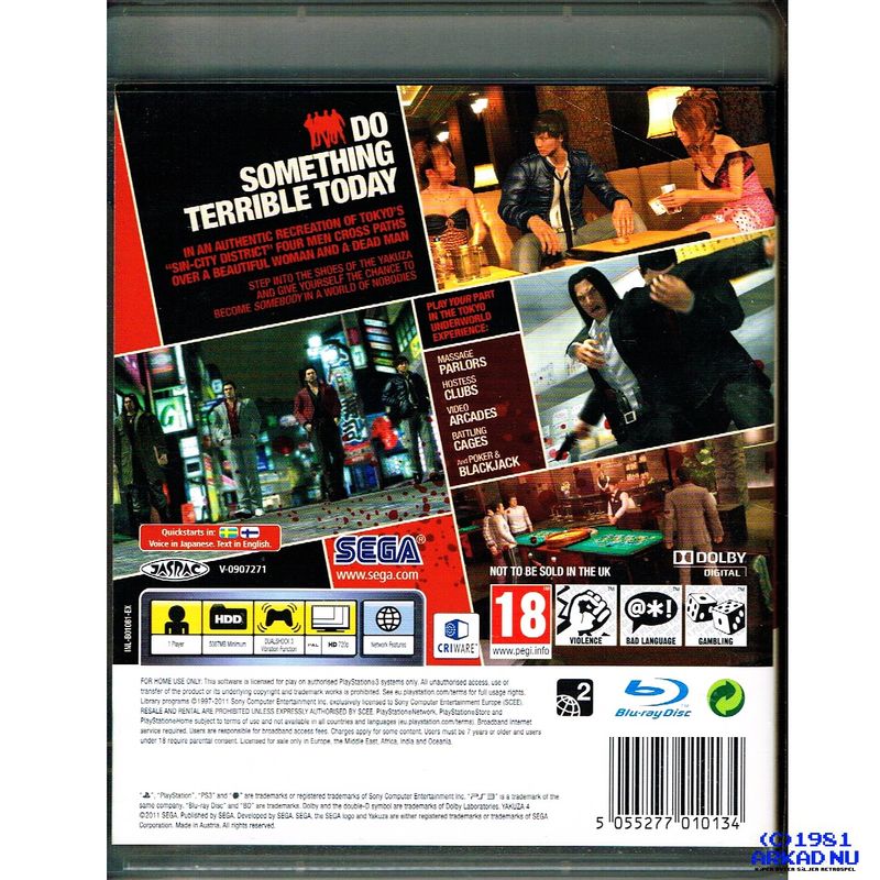 YAKUZA 4 PS3