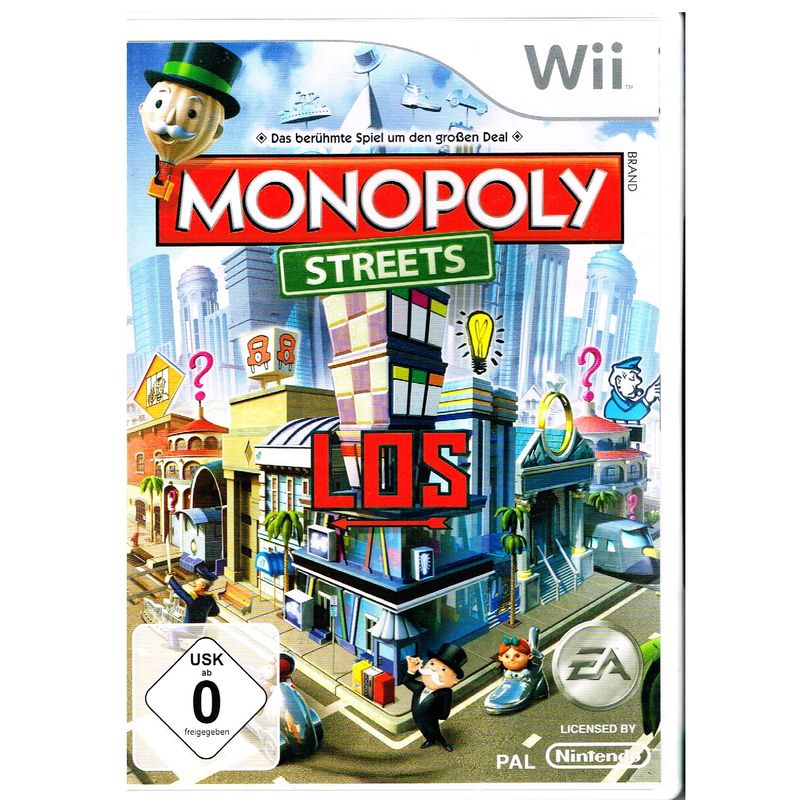 MONOPOLY STREETS WII TYSK