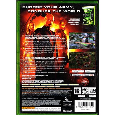 COMMAND & CONQUER 3 KANES WRATH XBOX 360