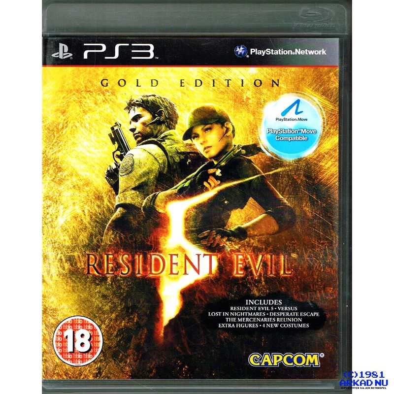 RESIDENT EVIL 5 GOLD EDITION PS3