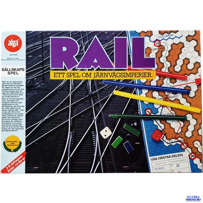 RAIL ETT SPEL OM JÄRNVÄGSIMPERIER ALGA SÄLLSKAPSSPEL