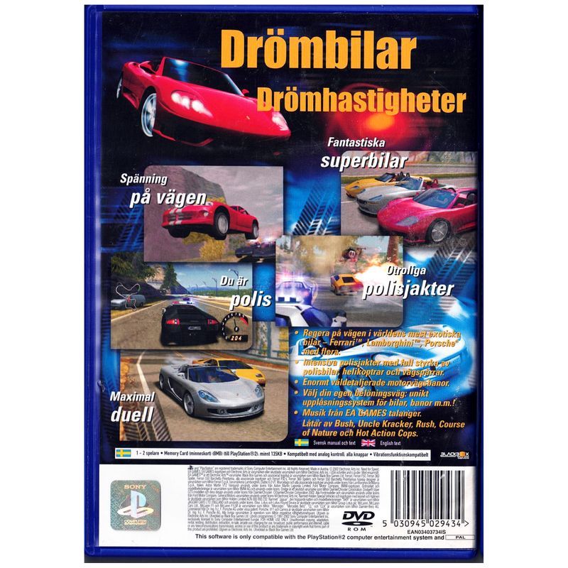 NEED FOR SPEED HOT PURSUIT 2 PS2