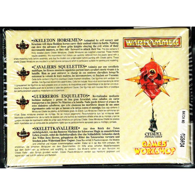 SKELETON HORSEMEN WARHAMMER GAMES WORKSHOP 1994
