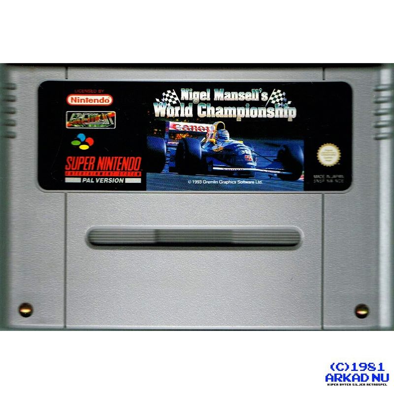 NIGEL MANSELLS WORLD CHAMPIONSHIP SNES