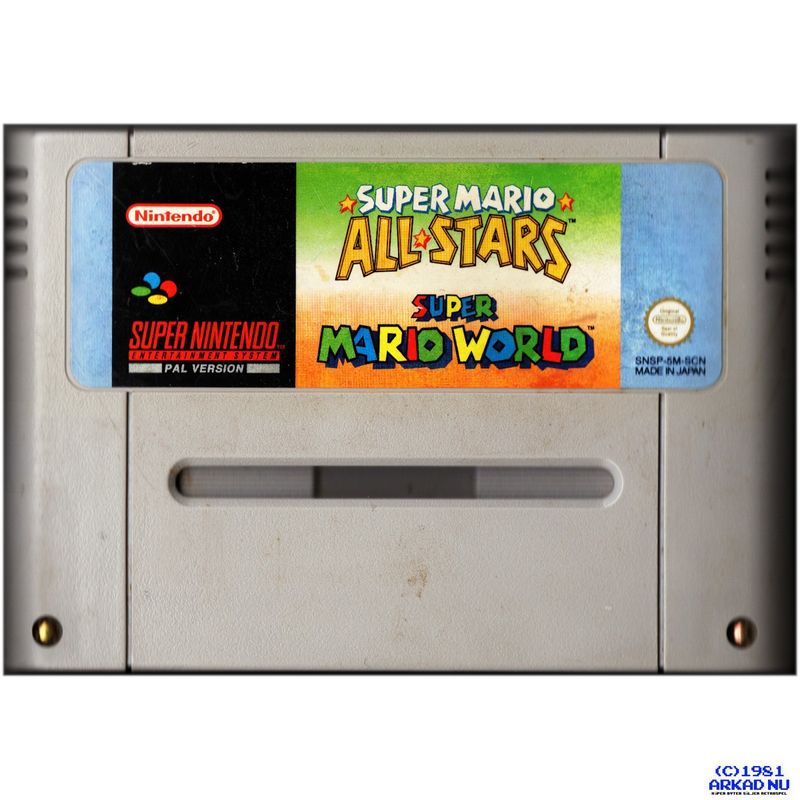 SUPER MARIO ALL-STARS + SUPER MARIO WORLD SNES SCN