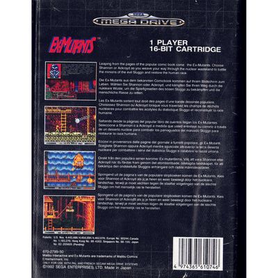 EX-MUTANTS MEGADRIVE