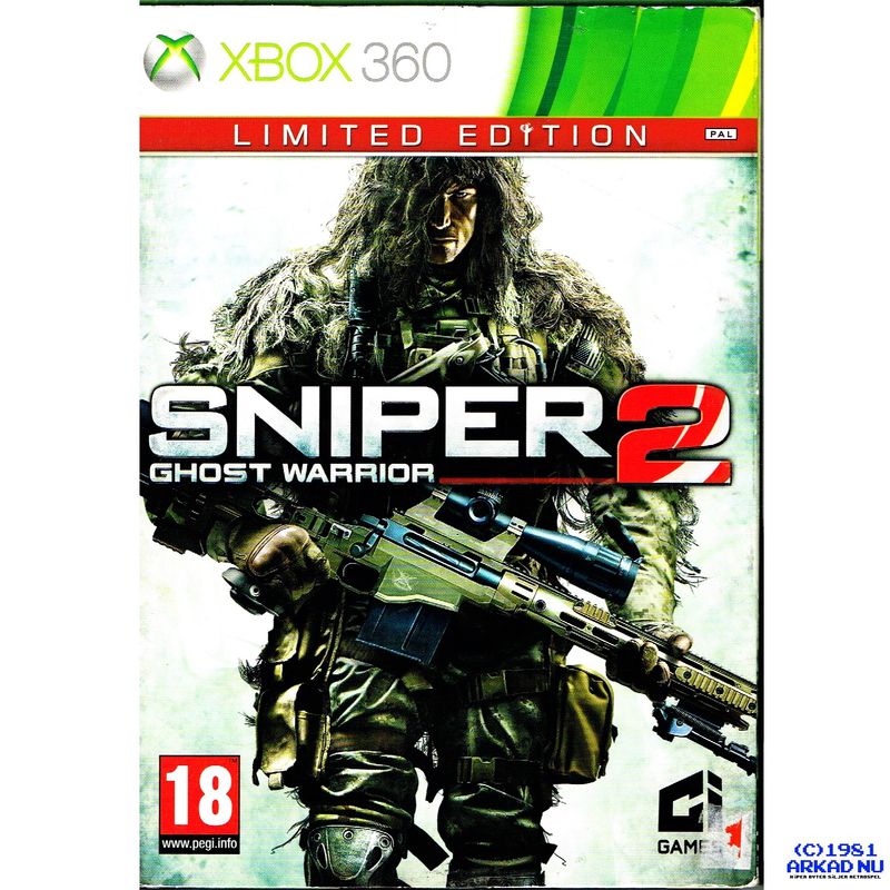 SNIPER 2 GHOST WARRIOR LIMITED EDITION XBOX 360