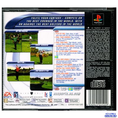 TIGER WOODS PGA TOUR PS1