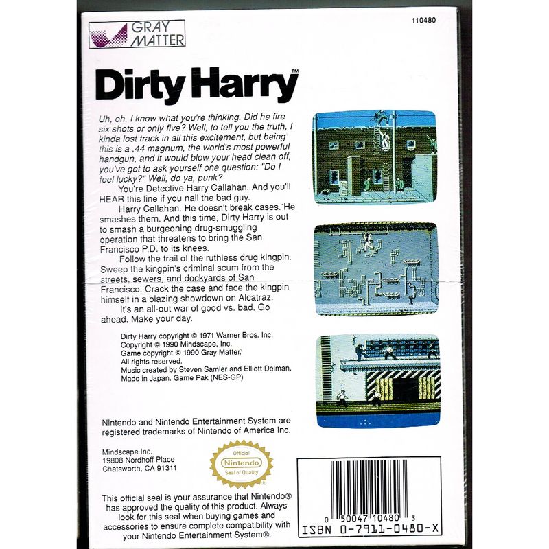 DIRTY HARRY NES REV-A USA NYTT INPLASTAT