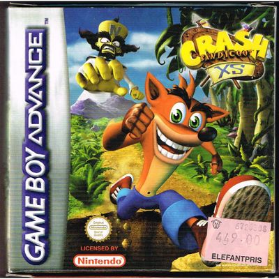 CRASH BANDICOOT XS GAMEBOY ADVANCE