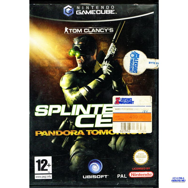 TOM CLANCY'S SPLINTER CELL PANDORAS TOMORROW GAMECUBE