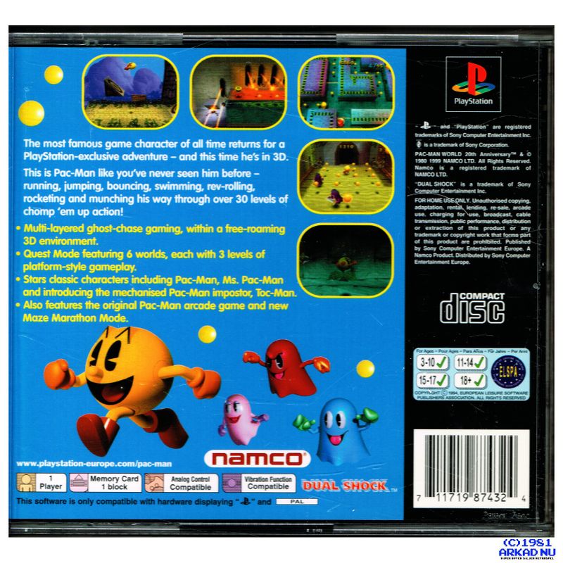 PAC-MAN WORLD PS1