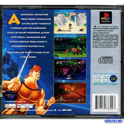 ACTION GAME FEATURING HERCULES PS1